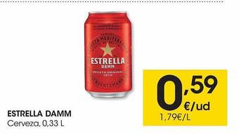 Eroski Estrella Damm Cerveza oferta