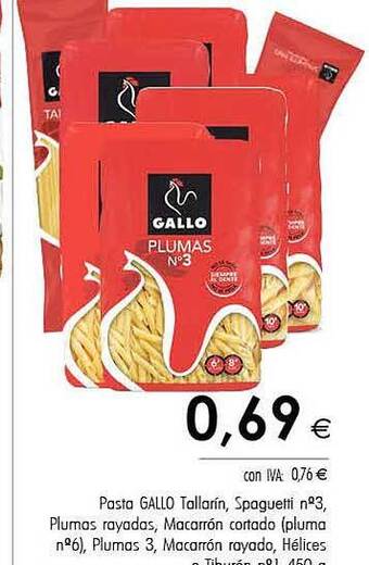 Cash Ifa Pasta Gallo oferta