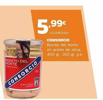 Supermercados Lupa Consorcio Bonito Del Norte En Aceite De Oliva oferta