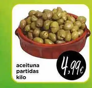 Supermercados Piedra Aceituna Partidas oferta