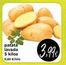 Supermercados Piedra Patata Lavada 5 Kilos oferta