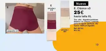 Leonisa E. Clásico X3 oferta