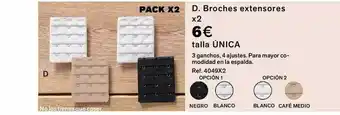 Leonisa Broches Extensores X2 Talla Unica oferta