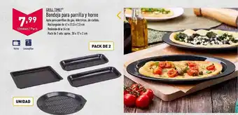 ALDI Grill Time! Bandeja Para Parrilla Y Horno oferta