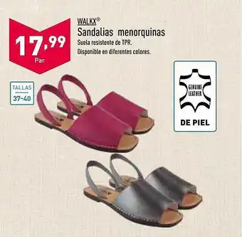 ALDI Walkx Sandalias Menorquinas oferta