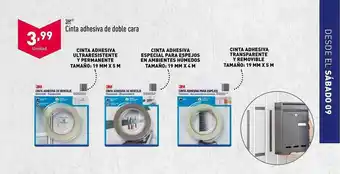 ALDI 3m Cinta Adhesiva De Doble Cara oferta