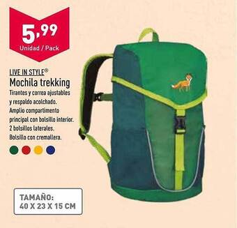 ALDI Live In Style Mochila Trekking oferta