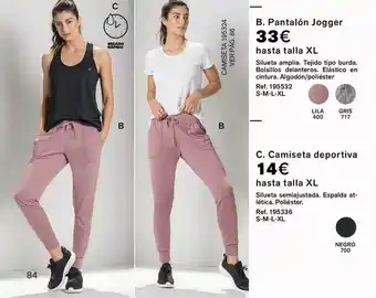 Leonisa Pantalón Jogger Camiseta Deportiva oferta