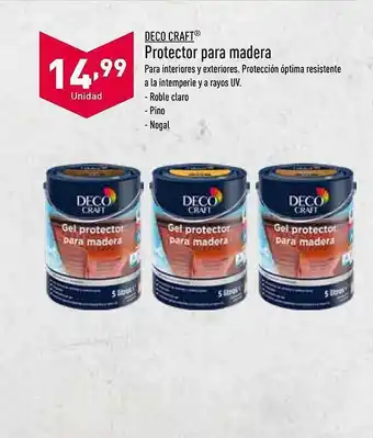 ALDI Deco Craft Protector Para Madera oferta