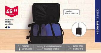 ALDI Live In Style Maleta De Cabina oferta