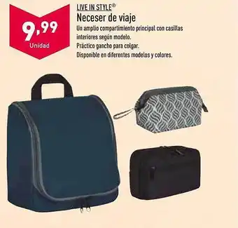 ALDI Live Y Style Neceser De Viaje oferta
