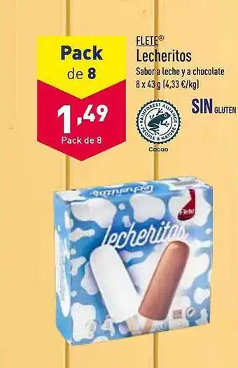 ALDI Flete Lecheritos oferta