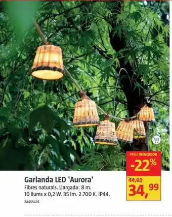 Bauhaus Garlanda Led 'aurora' oferta