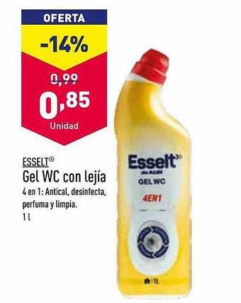 ALDI Esselt Gel Wc Con Lejía oferta