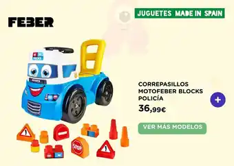 El Corte Inglés Correpasillos Motofeber Blocks Policía oferta