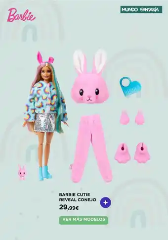 El Corte Inglés Barbie Cuti Reveal Conejo oferta