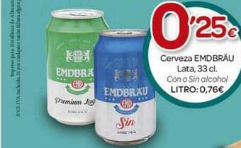 Alsara Supermercados Cerveza Emdbräu oferta