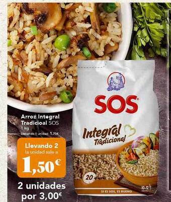 Gadis Arroz Integral Tradicional Sos oferta