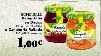 Gadis Bonduelle Remolacha En Dados O Zanahoria Rallada oferta