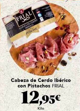 Gadis Cabeza De Cerdo Ibérico Con Pistachos Frial oferta
