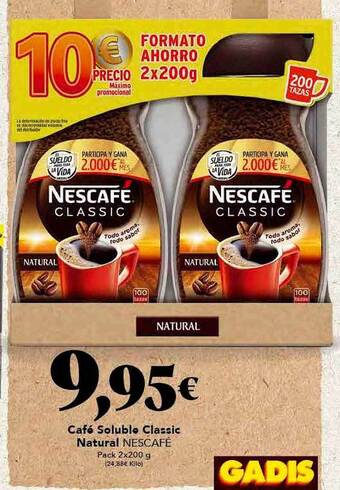 Gadis Café Soluble Classic Natural Nescafé oferta