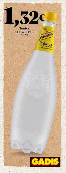Gadis Tónica Schweppes oferta