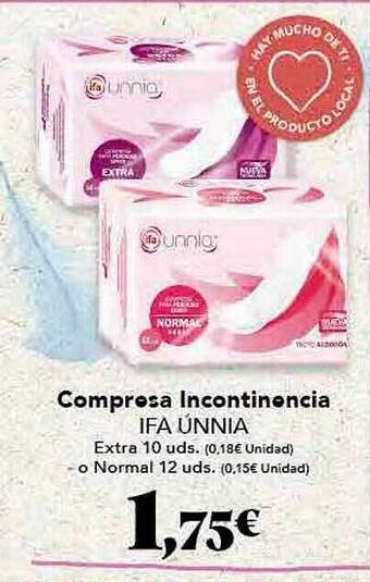 Gadis Compresa Incontinencia Ifa únnia oferta