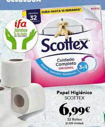 Gadis Papel Higiénico Scottex oferta