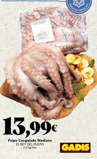 Gadis Pulpo Congelada Mediano El Rey Del Pulpo oferta