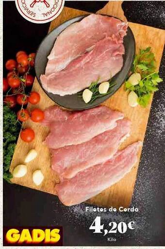 Gadis Filetes De Cerdo oferta