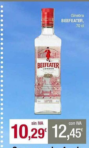 Masymas Ginebra Beefeater oferta