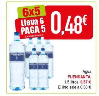 Masymas Agua Fuensanta oferta