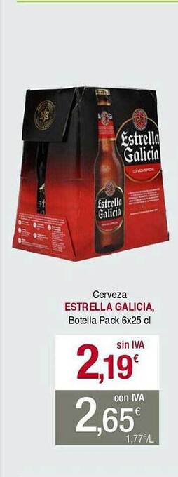 Masymas Cerveza Estrella Galicia oferta