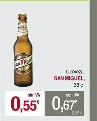 Masymas Cerveza San Miguel oferta