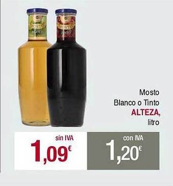 Masymas Mosto Blanco O Tinto Alteza oferta