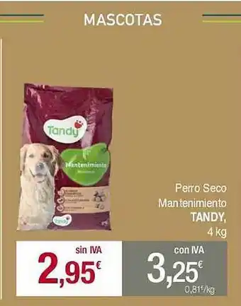 Masymas Perro Seco Mantenimiento Tandy oferta