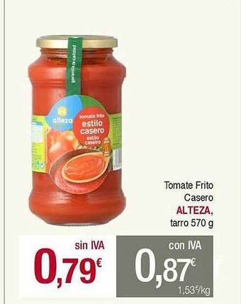 Masymas Tomate Frito Casero Alteza oferta