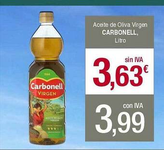 Masymas Aceite De Oliva Virgen Carbonell oferta
