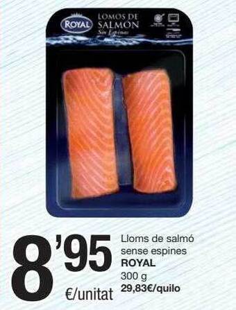 SPAR Fragadis Lloms De Salmó Sense Espines Royal oferta
