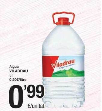 SPAR Fragadis Aigua Viladrau oferta