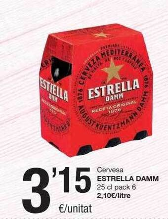 SPAR Fragadis Cervesa Estrella Damm oferta