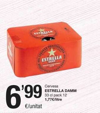 SPAR Fragadis Cerveza Estrella Damm oferta