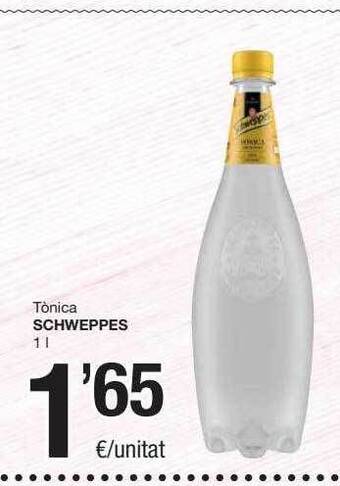 SPAR Fragadis Tònica Schweppes oferta