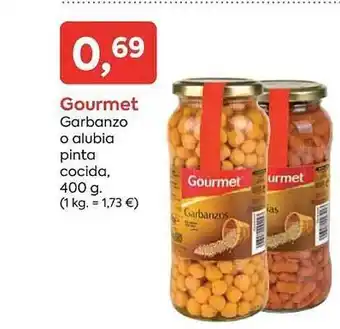Suma Supermercados Gourmet Garbanzo O Alubia Pinta Cocida oferta