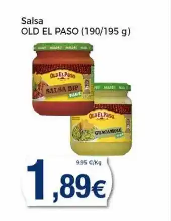Supermercats Jespac Salsa Old El Paso oferta