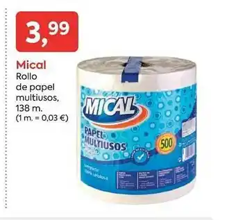 Suma Supermercados Mical Rollo De Papel Multiusos oferta