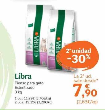 TiendAnimal Libra Pienso Para Gato Esterilizado oferta