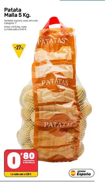 AhorraMas Patata Malla 5kg oferta