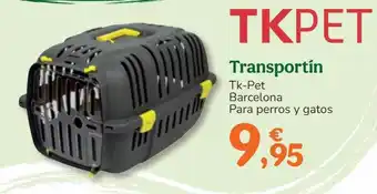 TiendAnimal Transportín Tk-et Barcelona Para Perros Y Gatos oferta