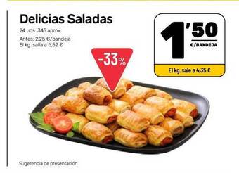 AhorraMas Delicias Saladas oferta